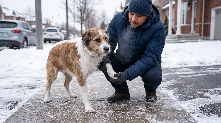 Wintersicherheit für Hunde: Kälte, Streusalz und Pfoten