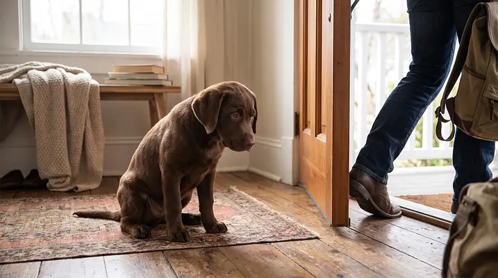 Aider votre chiot à développer une indépendance saine : un guide pour réduire l’attachement excessif